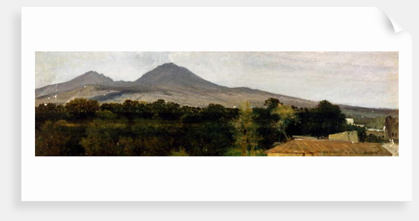 Surroundings of Vesuvius, 1875 by Federico Rossano
