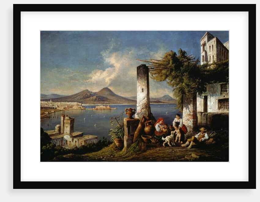Naples seen from Posillipo by Consalvo Carelli
