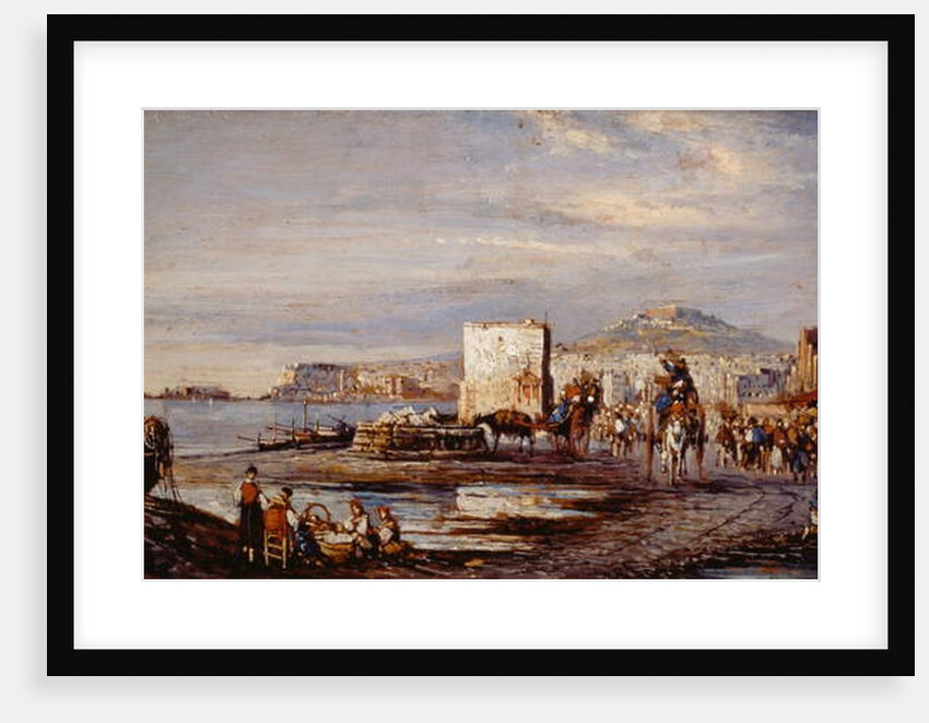 Naples from the Marinella by Consalvo Carelli