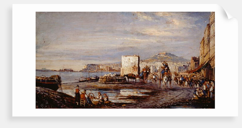 Naples from the Marinella by Consalvo Carelli
