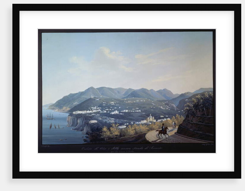 Vico Equense and the new road to Sorrento by Francesco Fergola