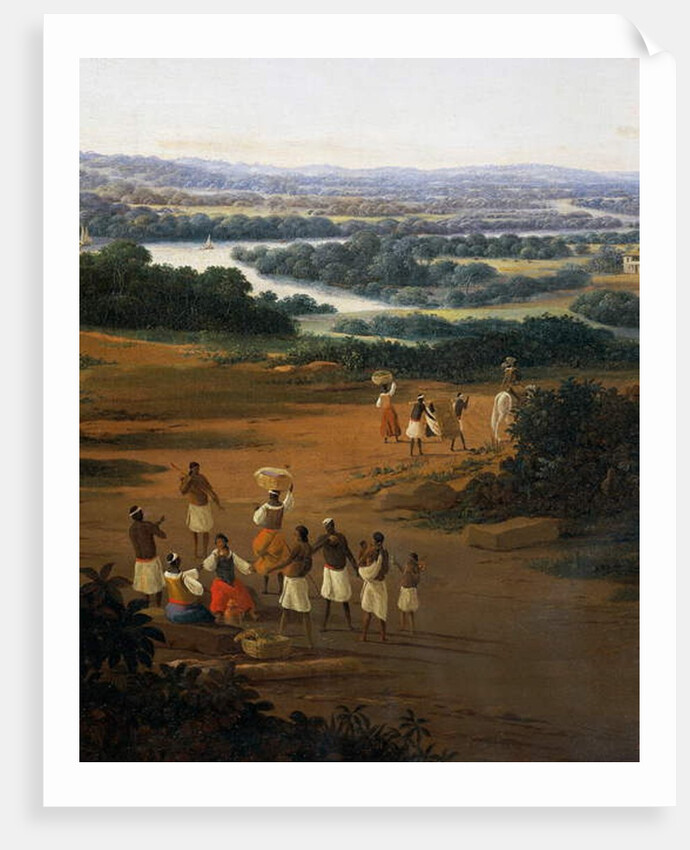 Serinhaem village in Brazil or The home of a sugar cane planter in Brazil by Frans Jansz Post