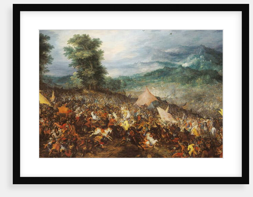 The Battle of Gaugamela, 1602 by Jan the Elder Brueghel
