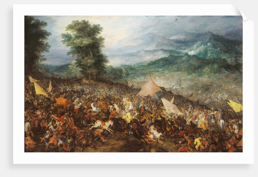 The Battle of Gaugamela, 1602 by Jan the Elder Brueghel