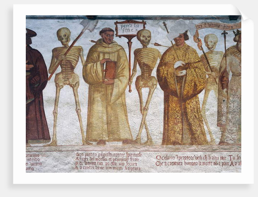 Death with the Monk by Simone II Baschenis