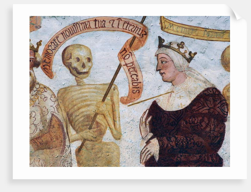 Death with the Queen by Simone II Baschenis