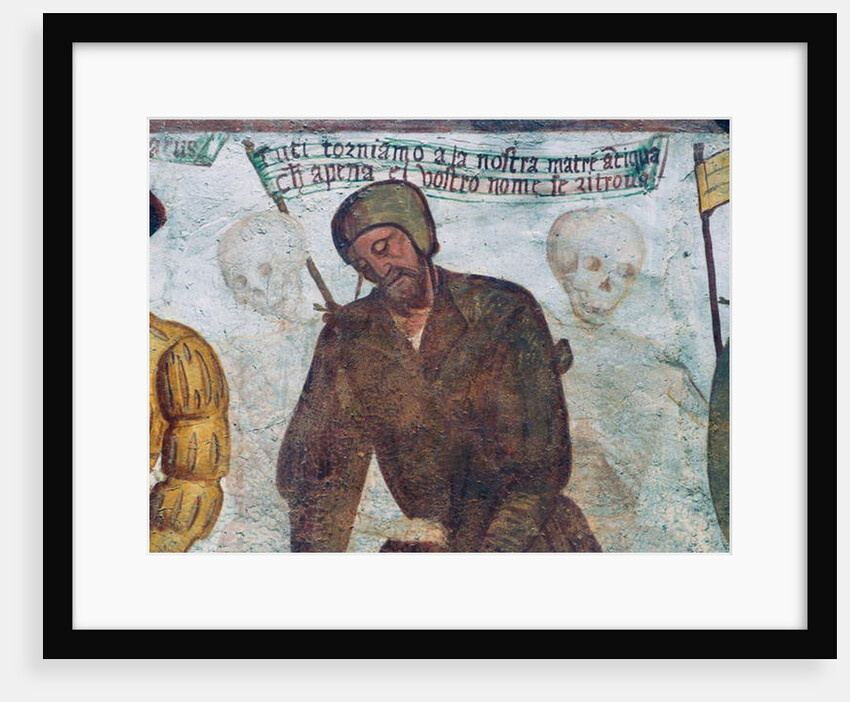 Death with the lame man by Simone II Baschenis