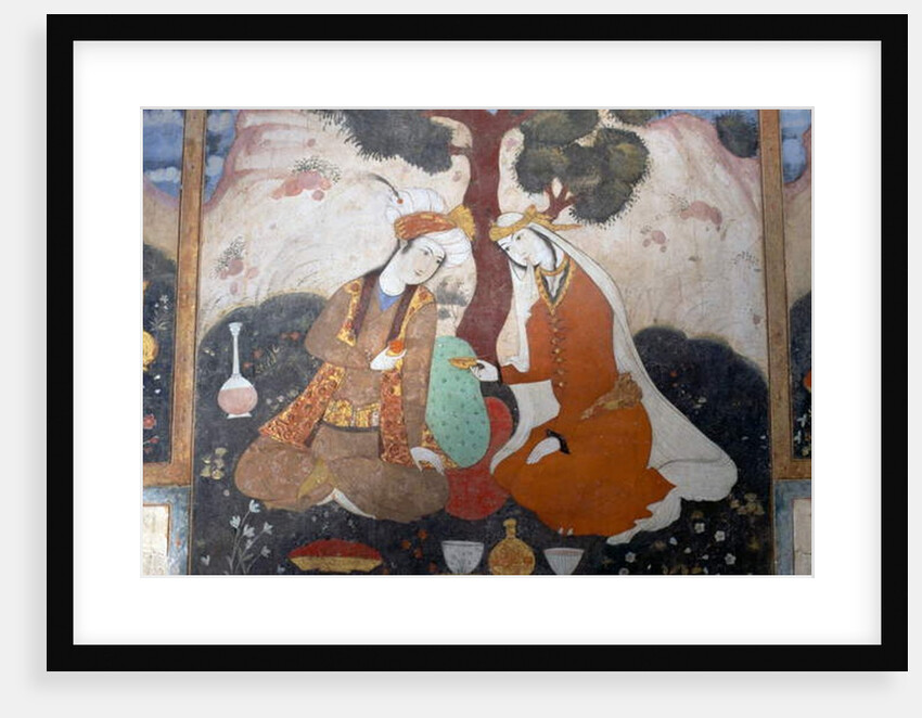 Banquet scene, 1647 by Persian School