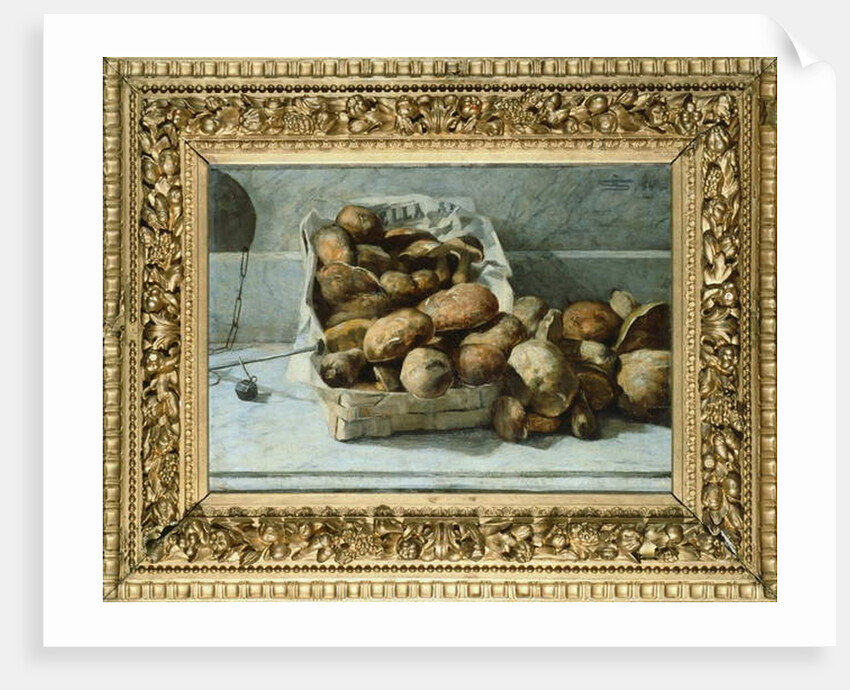 Mushrooms, 1886 by Giovanni Segantini