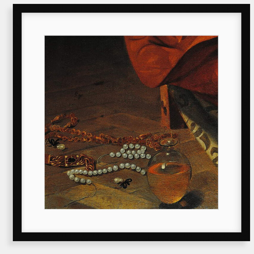 Detail of The Penitent Magdalene, 1594-95 by Michelangelo Merisi da Caravaggio