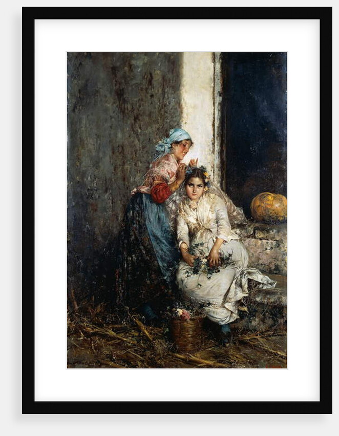 Young bride, c.1885 by Vicenzo Irolli