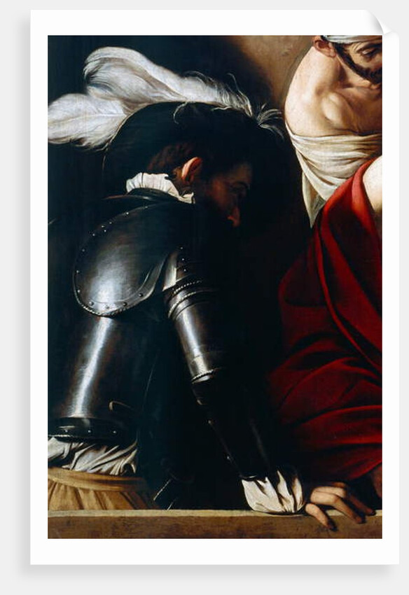 Man in armor by Michelangelo Merisi da Caravaggio