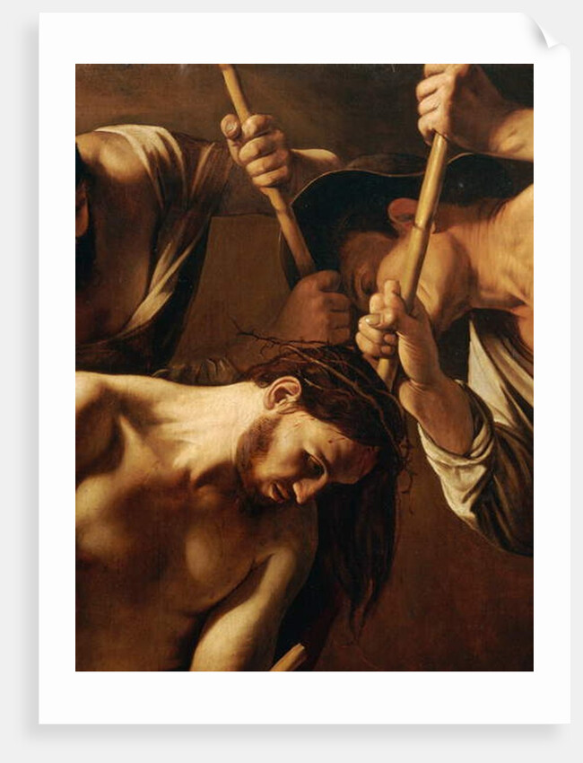The Crowning with Thorns, c.1603 by Michelangelo Merisi da Caravaggio