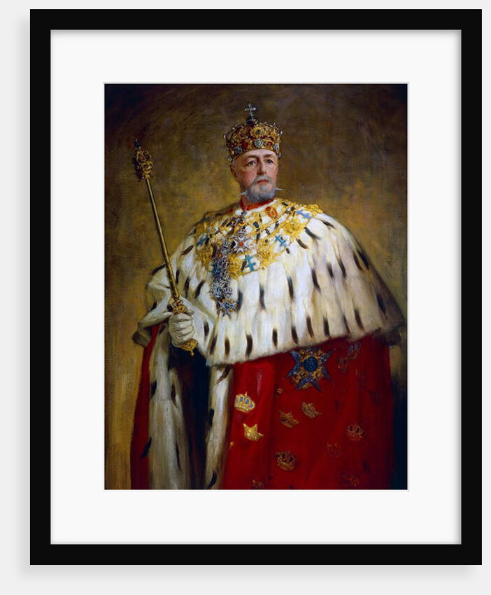 Portrait of Oscar II by Oscar Gustaf Bjorck