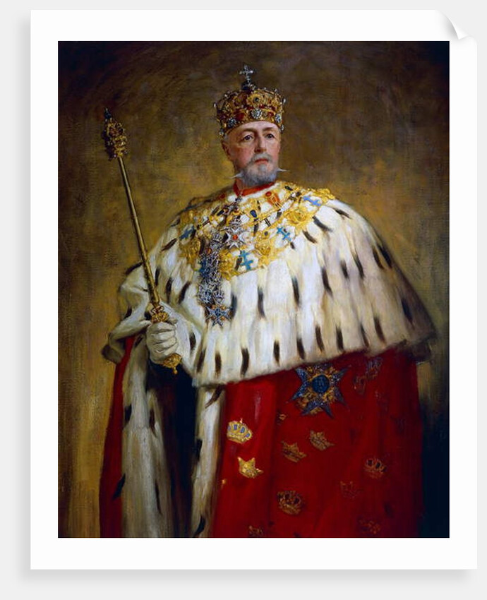 Portrait of Oscar II by Oscar Gustaf Bjorck