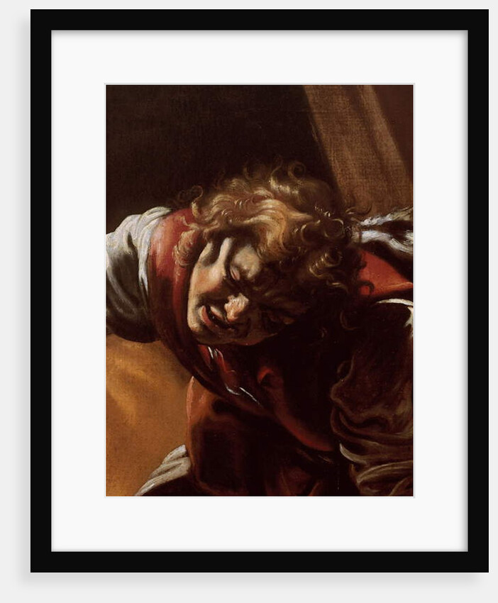 Detail of David from David and Goliath, 1609-10 by Orazio Borgianni