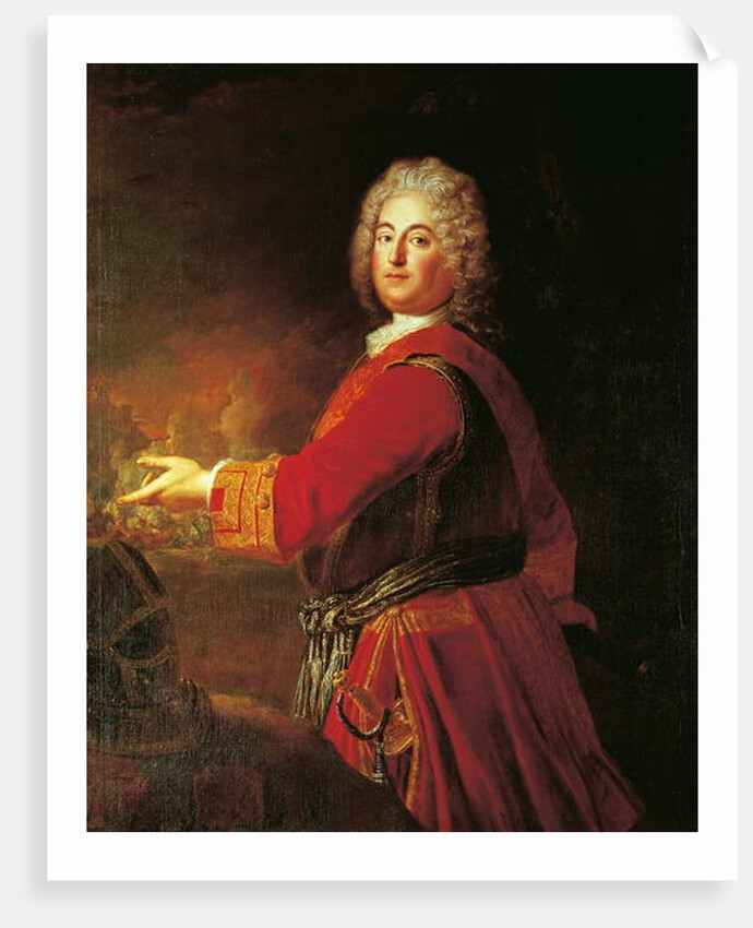 Portrait of Christian Ludwig of Brandenburg-Schwedt, 1710 by Antoine Pesne