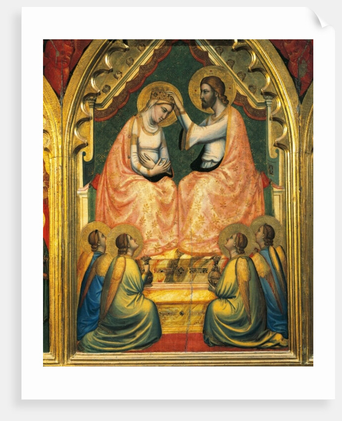 Coronation of the Virgin by Ambrogio Bondone Giotto