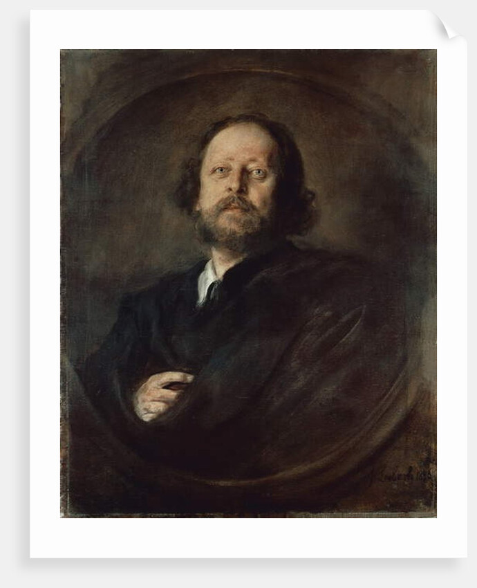 Portrait of German writer Paul Johann Ludwig von Heyse, by German School