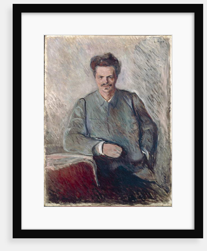 Portrait of Johan August Strindberg by Edvard Munch