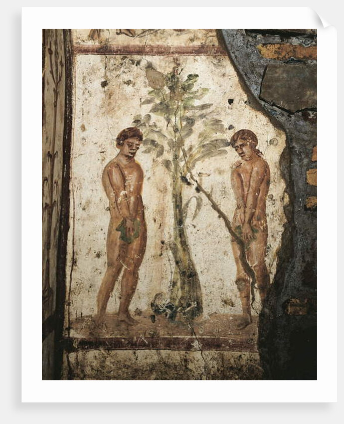 Adam and Eve in The Garden of Eden by Roman