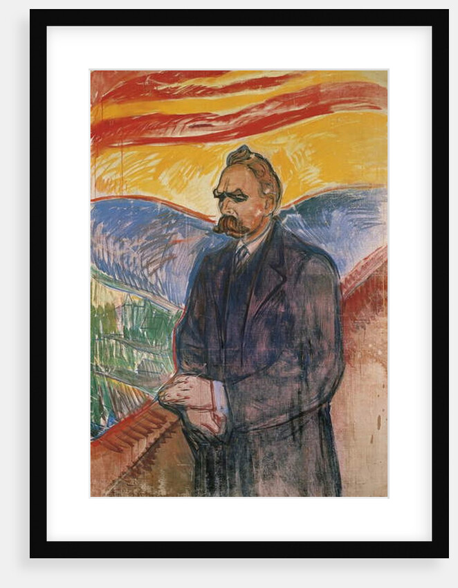 Portrait of Friedrich Nietzsche, c.1906 by Edvard Munch