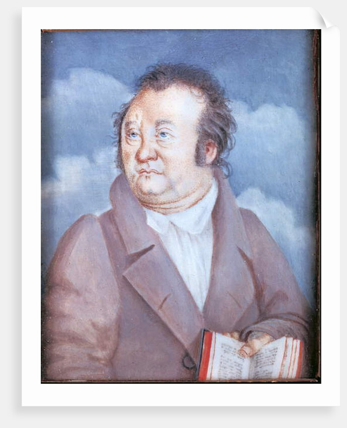 Portrait of Jean Paul, 1815 by German School