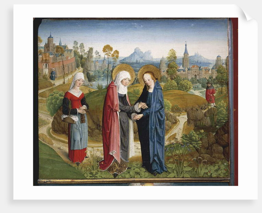 The Visitation, 1485 by Master of the Aachen Altar