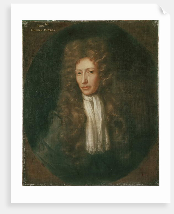 Portrait of Robert Boyle by Johannes (after) Kerseboom