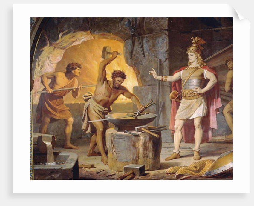 Sigurd goes to the dwarf Mime by Wilhelm Hauschild