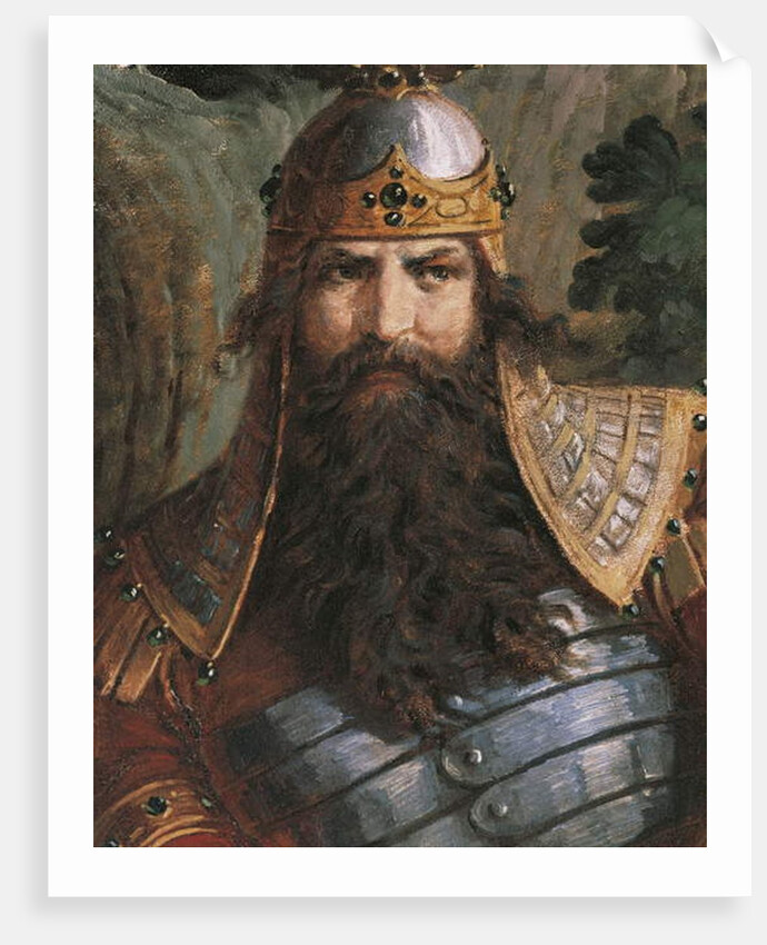 Gunther, King of Burgundy, c.1882-83 by Wilhelm Hauschild