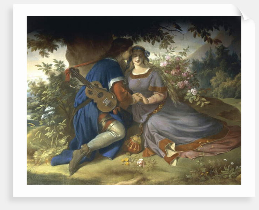 Under the Linden Tree, on the Heath... by German School