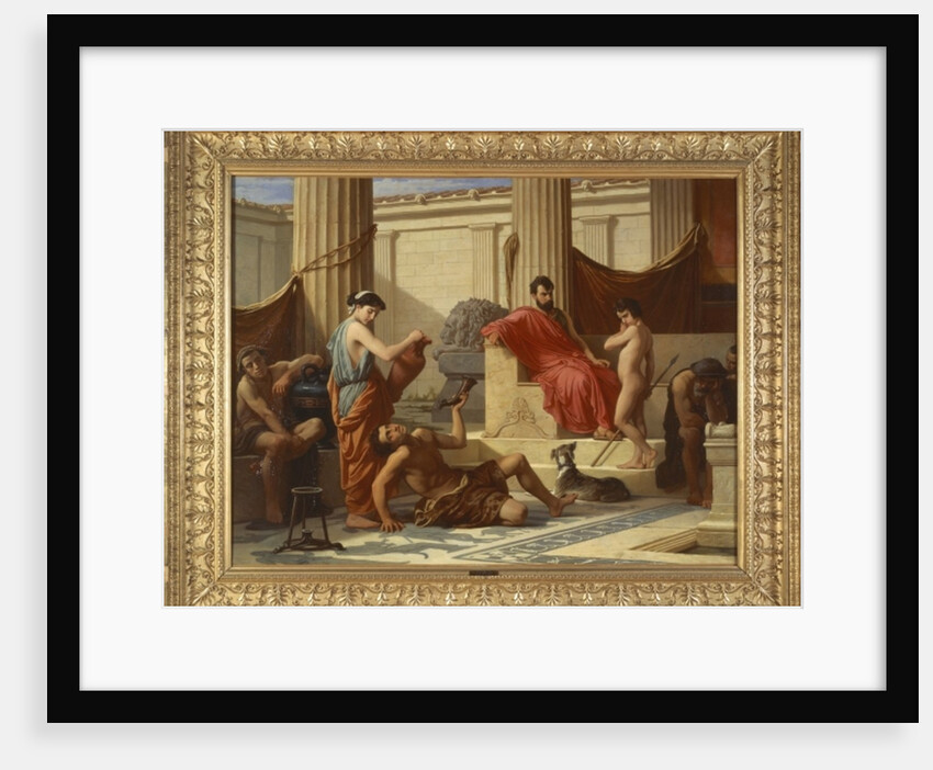 Education in Sparta, 1889 by Luigi Mussini