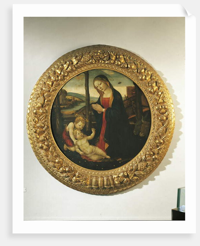 Madonna and Child with St. John by Master of the Miller Tondo (attr. to)