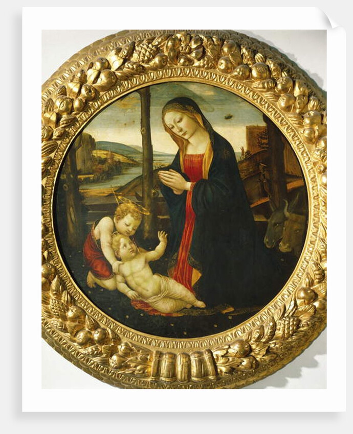 Madonna and Child with St. John by Master of the Miller Tondo