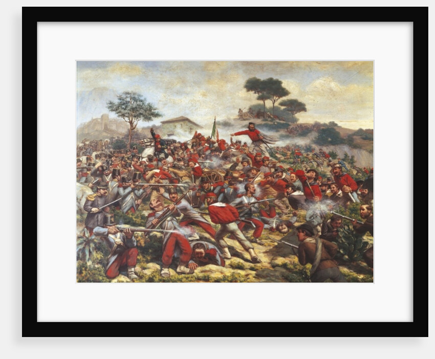 Giuseppe Garibaldi at the Battle of Calatafimi, 15th May 1860 by Remigio Legat