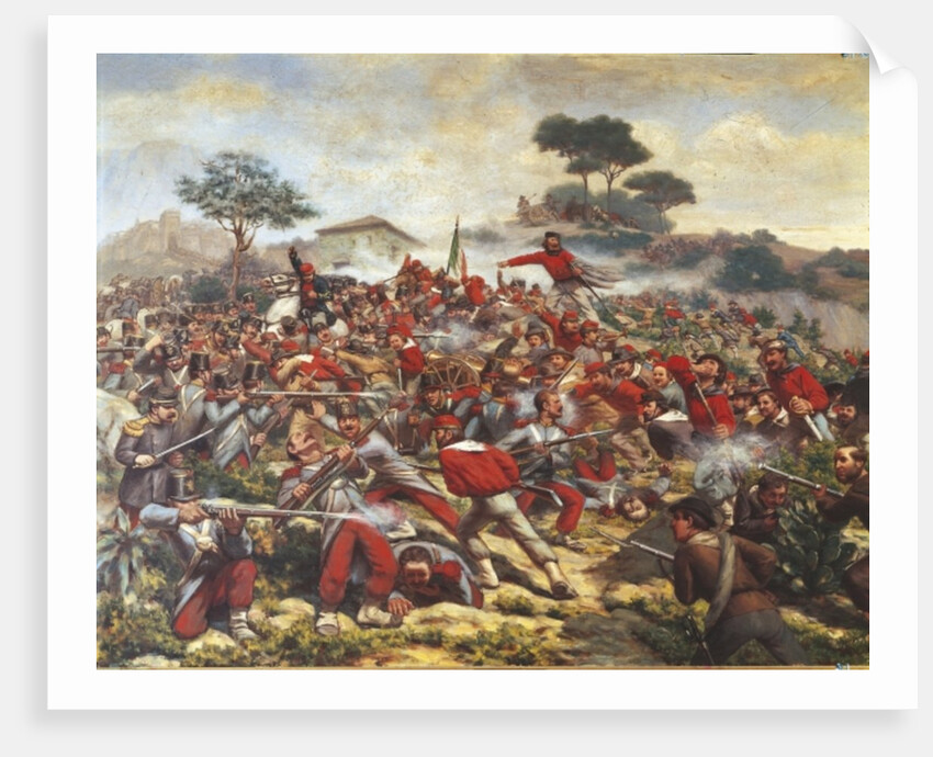 Giuseppe Garibaldi at the Battle of Calatafimi, 15th May 1860 by Remigio Legat