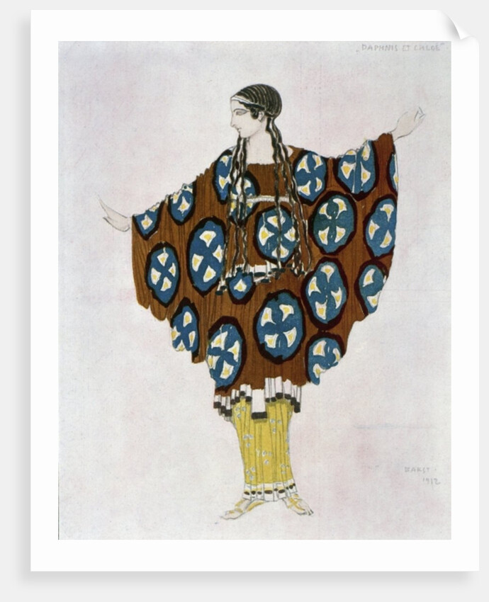 Costume design for Ravel by Leon Bakst
