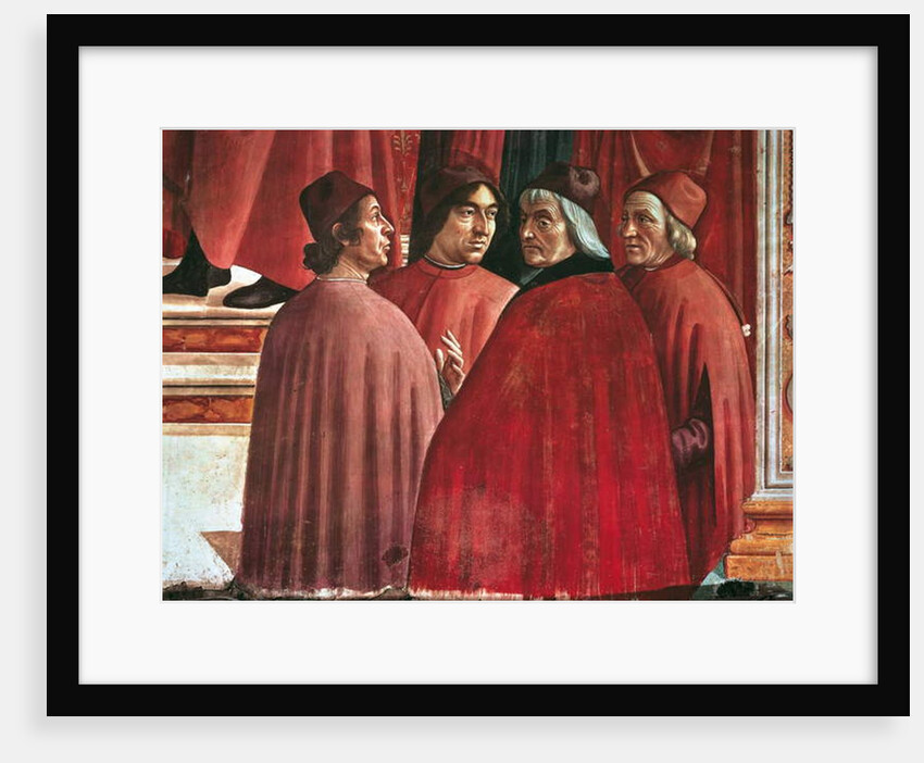 Stories of the Virgin Mary: Annunciation to Zacharias by Domenico Ghirlandaio