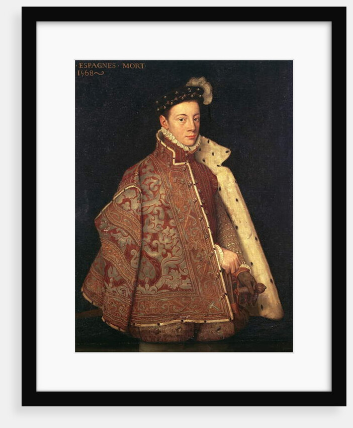 Portrait of Don Carlos, Prince of Asturias by Antonio Moro