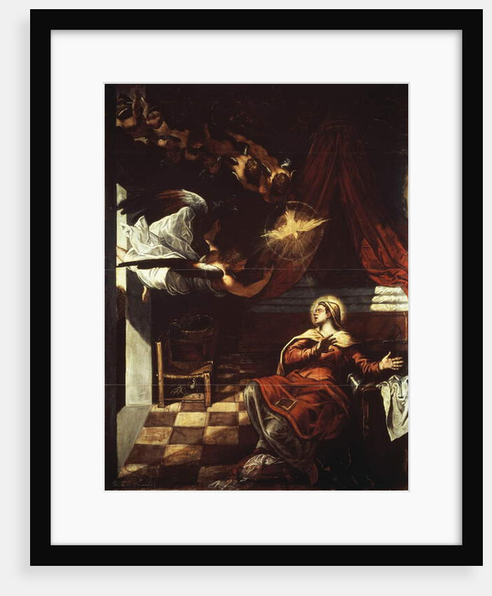 Annunciation, 1582-87 by Jacopo Robusti Tintoretto