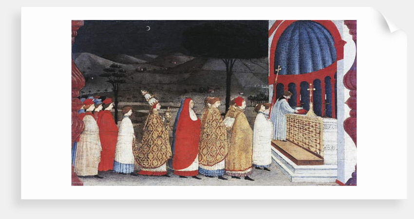 Predella of the Miracle of the Profaned Host by Paolo Uccello