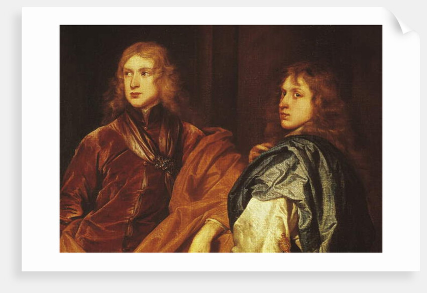 Portrait of two young men by Anthony van (after) Dyck