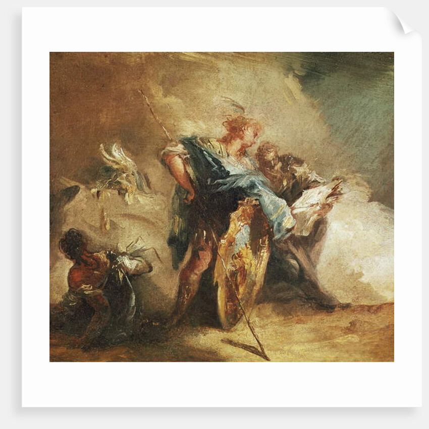 Minerva Dictating Laws by Giovanni Battista Tiepolo