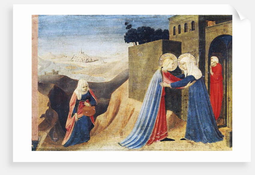 Mary's visit to Elizabeth, c. 1430 by Fra Angelico