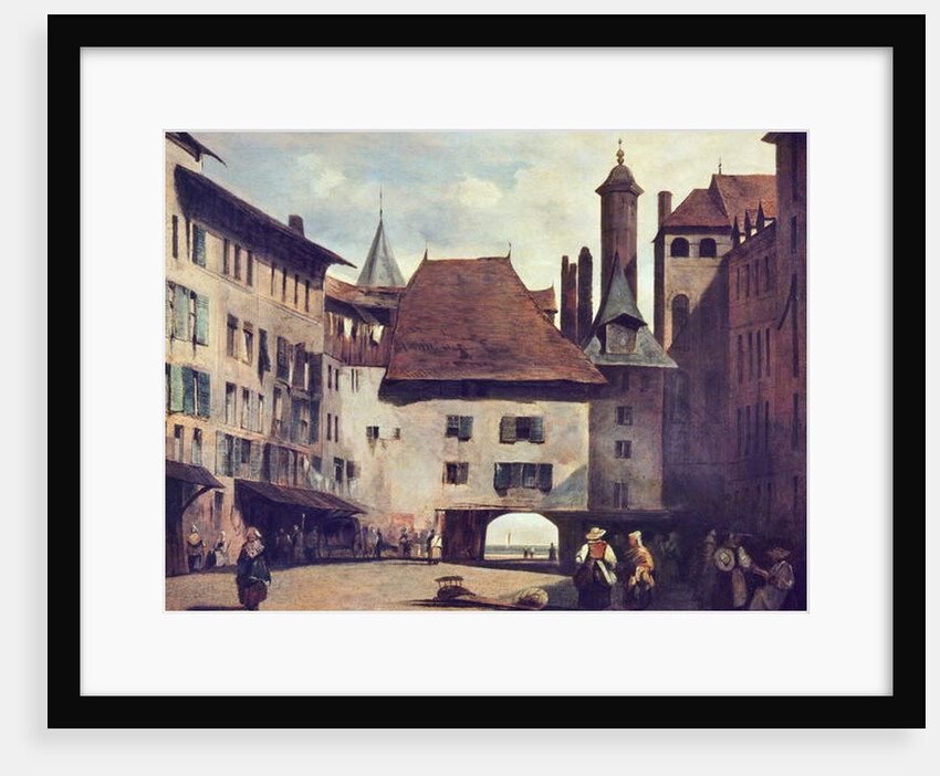 La Place du Molard, c.1830 by Richard Parkes Bonington