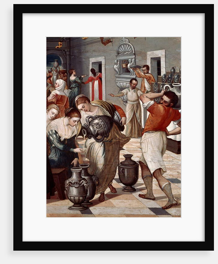 Marriage of Cana, Detail by Michael Damaskinos