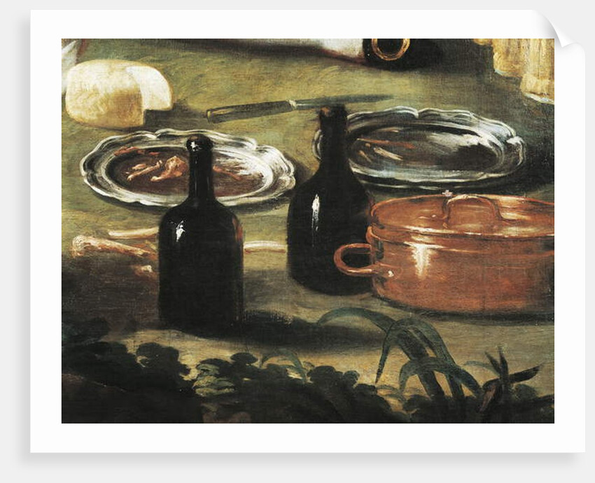 The picnic on banks of Manzanares, Detail by Francisco Jose de Goya y Lucientes