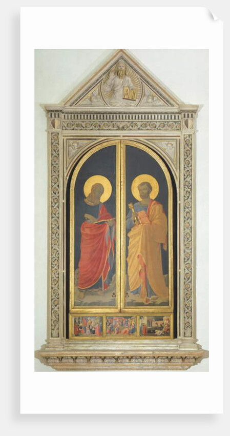 Liniers altarpiece: St. Peter and St. Mark, 1433 by Fra (c.1387-1455) Angelico