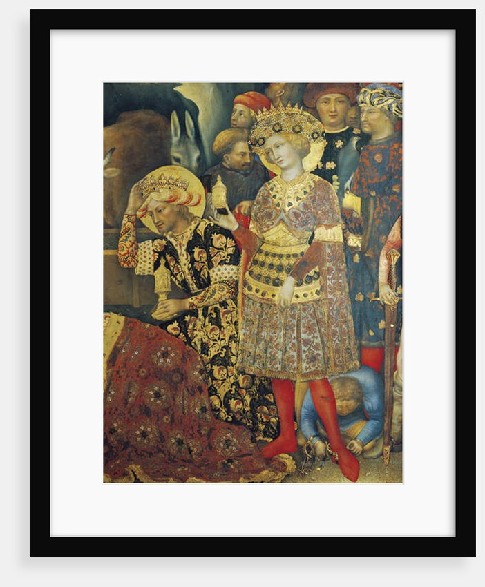 Adoration of the Magi detail of kings, 1423 by Gentile da Fabriano